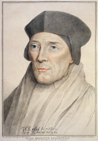 John Fisher, évêque de Rochester (1469-1535) gravé par Francesco Bartolozzi (1727-1815) - Hans Holbein der Jüngere