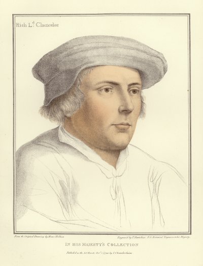 Lord Rich, Lord Chancelier - Hans Holbein der Jüngere