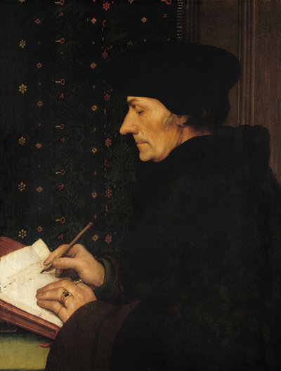 Portrait de Desiderius Erasmus - Hans Holbein der Jüngere