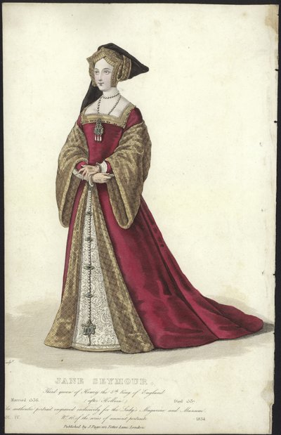 Portrait de Jane Seymour - Hans Holbein der Jüngere