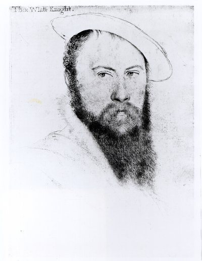 Portrait de Sir Thomas Wyatt le Jeune (vers 1521-54) - Hans Holbein der Jüngere