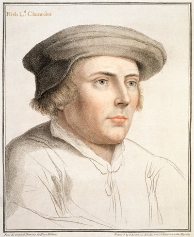 Richard Rich, premier baron Rich (c.1496-1567) gravé par Francesco Bartolozzi (1727-1815) - Hans Holbein der Jüngere