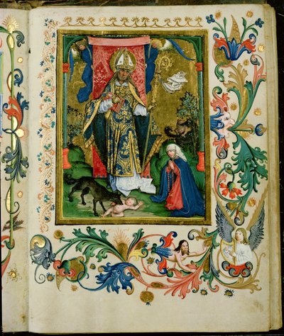 Saint Augustin avec la Vierge et l