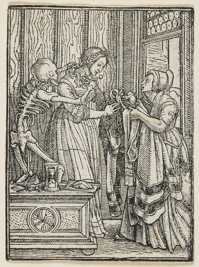 La Comtesse de la Danse de la Mort (Lyon), 1538, 1523-1526 - Hans Holbein der Jüngere