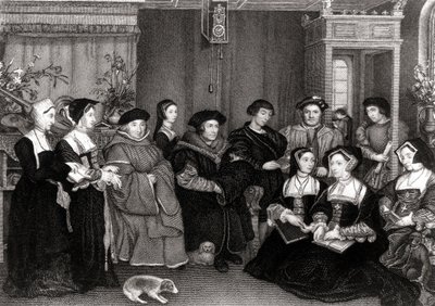 La famille de Thomas More (1478-1535), chancelier d