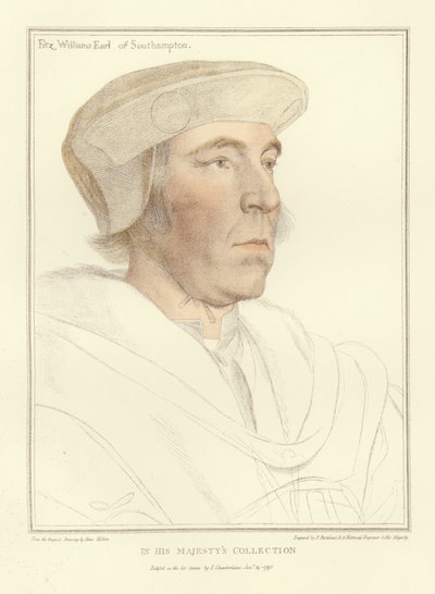 William FitzWilliam, Comte de Southampton (aquatinte) - Hans Holbein der Jüngere
