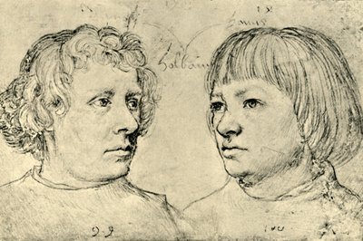 Ambrosius et Hans, les fils des artistes, 1511, 1943 - Hans Holbein the Elder