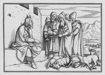 Un prophète à venir comme Moïse, Deutéronome XVIII, 15 - Hans Holbein der Jüngere