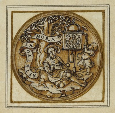 Allégorie du Temps - Conception pour un pendentif ou une broche, vers 1532-43 - Hans Holbein der Jüngere