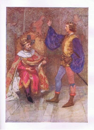 Et je mourrai cent mille fois avant de rompre la plus petite parcelle de ce vœu (Henri IV), des Œuvres complètes de Shakespeare publiées par George Harrap & Co Ltd, années 1920 - Hans Holbein der Jüngere