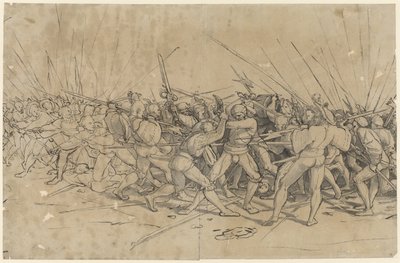 Scène de bataille, c.1524 - Hans Holbein the Younger