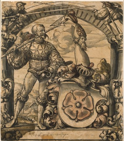 Design pour un panneau héraldique en vitrail, 1522 - Hans Holbein der Jüngere
