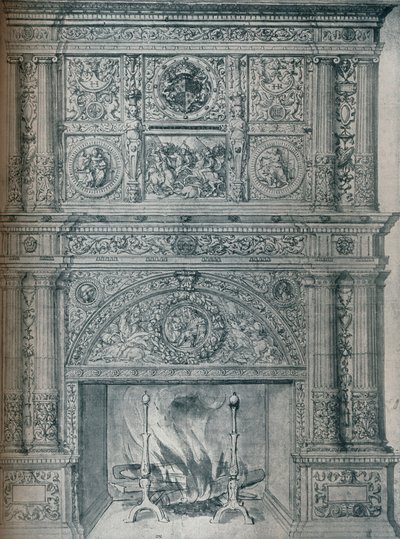 Dessin de cheminée, vers 1537 - Hans Holbein der Jüngere