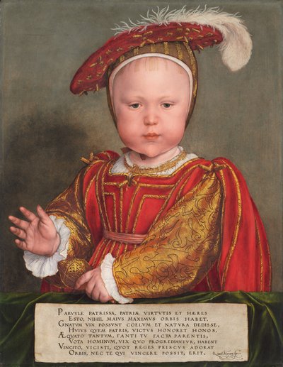 Édouard VI enfant, probablement 1538 - Hans Holbein der Jüngere
