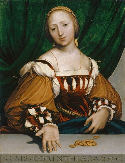 Laïs de Corinthe, 1526 - Hans Holbein der Jüngere