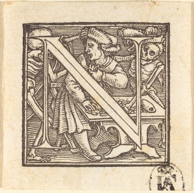 Lettre N - Hans Holbein der Jüngere