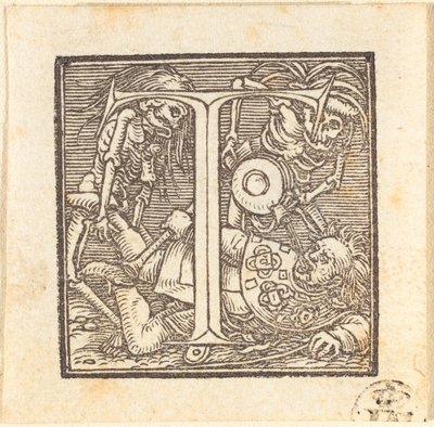 Lettre T - Hans Holbein der Jüngere