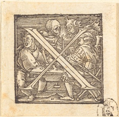 Lettre X - Hans Holbein der Jüngere