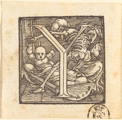 Lettre Y - Hans Holbein der Jüngere