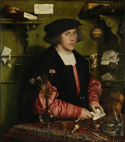Portrait du marchand George Gisze - Hans Holbein der Jüngere