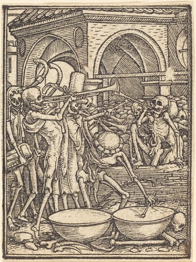 Des squelettes qui font de la musique - Hans Holbein the Younger