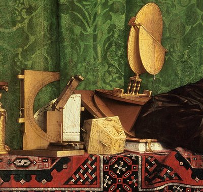 Les Ambassadeurs, 1533 (détail) - Hans Holbein der Jüngere