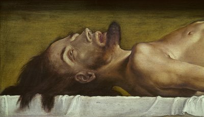 Le Corps du Christ mort (détail) - Hans Holbein der Jüngere