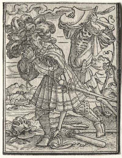 La danse de la mort : Le comte - Hans Holbein the Younger