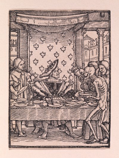 Le roi, de « La Danse de la mort » - Hans Holbein the Younger