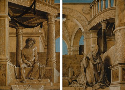 Le Christ pensif et la Vierge Marie en deuil, vers 1518-20 - Hans Holbein der Jüngere