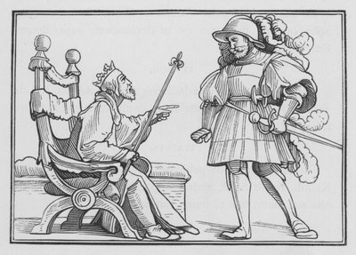 Urie tué par la ruse de David, 2 Samuel XI, 14 - Hans Holbein der Jüngere