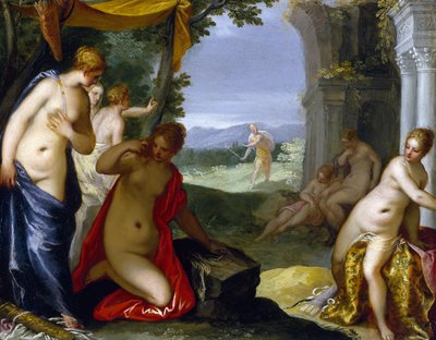 Diane et Actéon, vers 1596-1606 - Hans I or Johann Rottenhammer