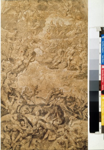 Le jugement dernier - Hans I or Johann Rottenhammer
