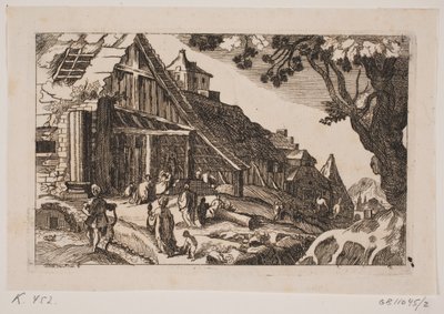 Paysage avec la Sainte Famille et les Rois Mages - Hans Jørgen Kirksteen