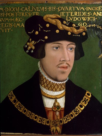 Portrait de Louis II de Hongrie (Louis Jagellon) - Hans Krell