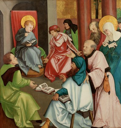Le Christ dans le temple, vers 1505 - Hans Leonard Schaufelein