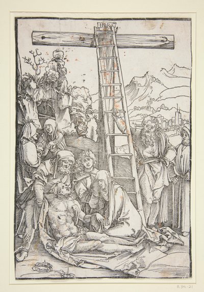Lamentation du Christ (de la Passion du Christ) - Hans Leonard Schaufelein