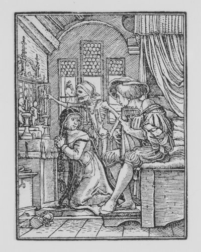 La Nonne, de La Danse de la Mort, vers 1526, publié 1538 - Hans Lützelburger