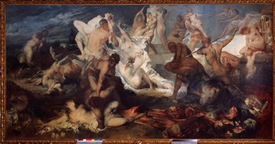 Bataille de Centaures et Lapithes - Hans Makart