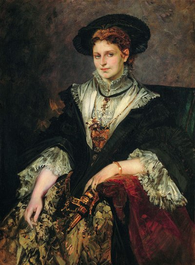 Portrait de Bertha von Piloty, 1872-1873 - Hans Makart