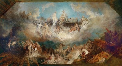 Le naufrage du trésor des Nibelungen dans le Rhin - Hans Makart