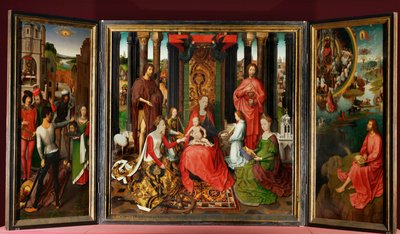 Retable de Saint Jean-Baptiste et Saint Jean Évangéliste ... - Hans Memling