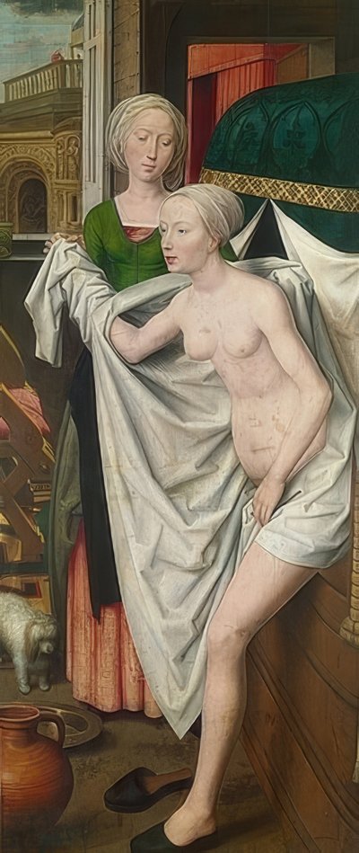 Bethsabée au bain - Hans Memling