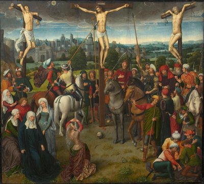 Triptyque du Calvaire, panneau central, 1480s - Hans Memling