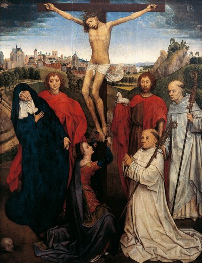 Crucifixion, panneau central du Triptyque de Jan Crabbe, vers 1470 - Hans Memling