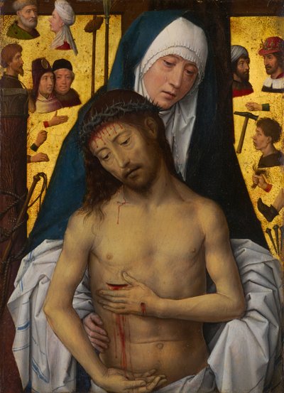 La Vierge Marie montre l
