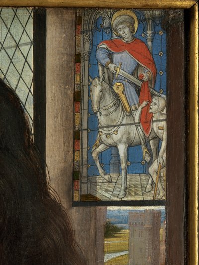 Détail du Diptyque de Maarten van Nieuwenhove - Hans Memling