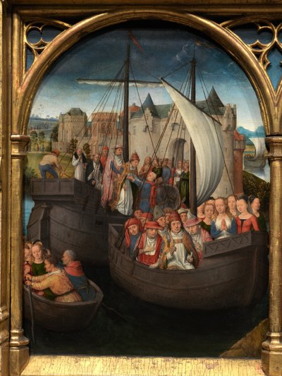 Détail du Reliquaire de Sainte Ursule - Hans Memling