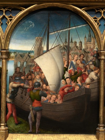Détail du Reliquaire de Sainte Ursule - Hans Memling