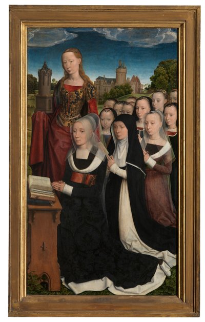 (détail) du Triptyque de Willem Moreel - Hans Memling